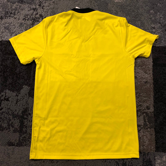 Adidas Climalite Referee Jersey Shock Yellow Shirt NEW Size Small - Picture 5 of 5